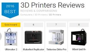 MBot Grid II+ Make Top Ten 3D Printer